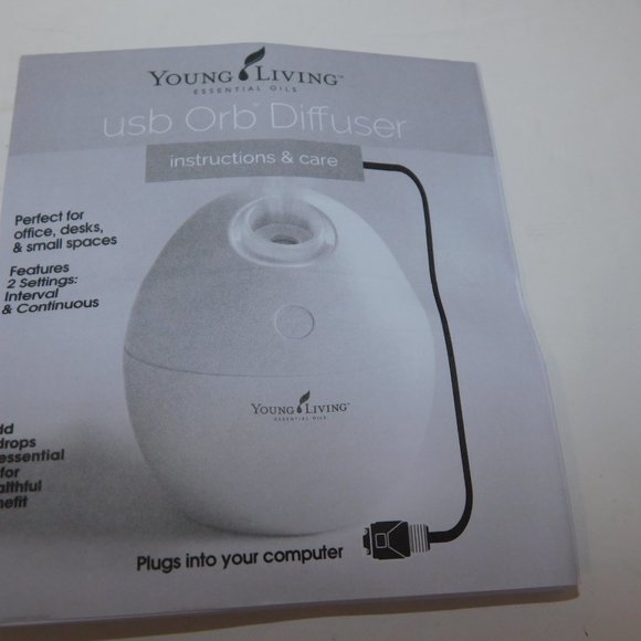 Living Young Seed to Seal Portable USB ORB Ultrasonic Diffuser - UNUSED - Picture 3 of 5